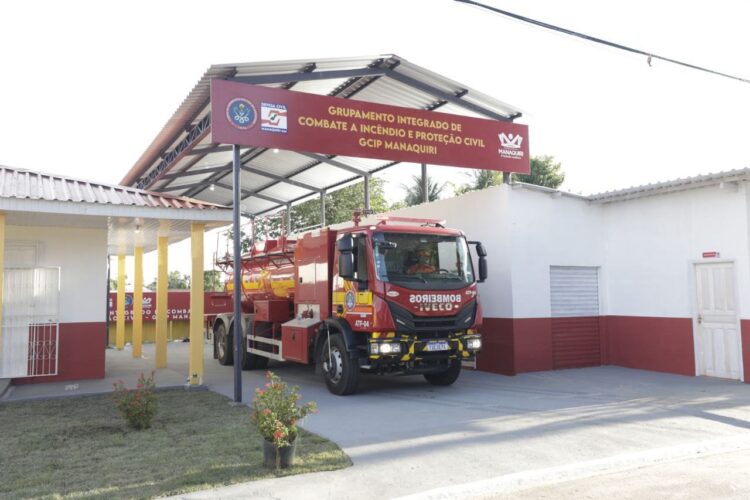 Governador Wilson Lima inaugura novo grupamento dos Bombeiros em Manaquiri e reforça cobertura na região da BR-319