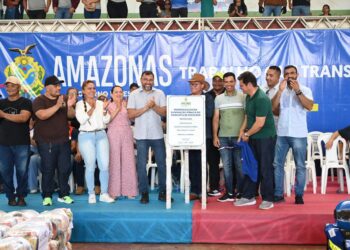 Governador Wilson Lima inaugura iluminação pública de LED em Jutaí e Fonte Boa