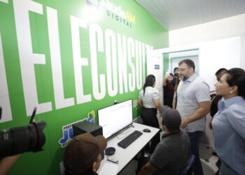 Governador Wilson Lima inaugura Telessaúde em Jutaí e Fonte Boa e leva atendimento especializado a mais dois municípios do interior