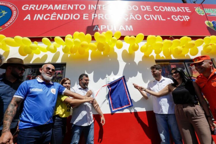 Governador Wilson Lima inaugura unidade do GCIP em Apuí e reforça combate a incêndios no sul do Amazonas
