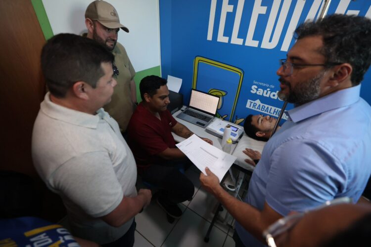 Governador Wilson Lima inaugura salas de Telessaúde em Beruri e Anori, alcançando mais da metade dos municípios do Amazonas