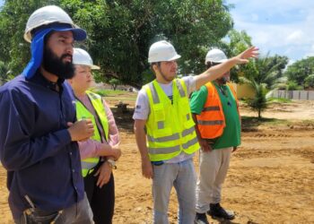 Prosai avança nas obras do Centro de Reservação e Distribuição de água em Parintins