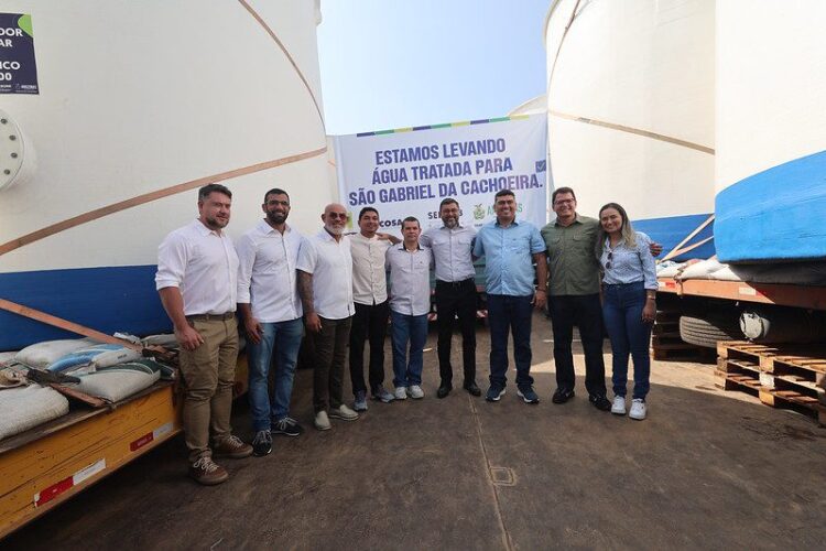 Governador Wilson Lima vistoria envio de Estação de Tratamento de Água que vai beneficiar mais de 30 mil moradores em São Gabriel da Cachoeira