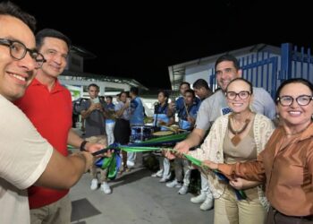 Sidney Leite leva presidente do FNDE ao Amazonas e fortalece investimentos em educação no interior; Manacapuru inaugura escola e quadra para 328 alunos