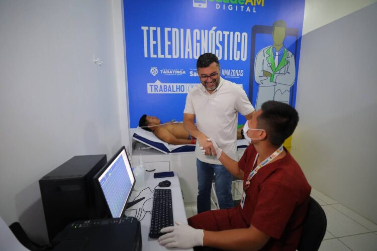 Em Tabatinga, governador Wilson Lima inaugura estrutura de Telessaúde e anuncia obras no Hospital e Maternidade Celina Villacrez Ruiz