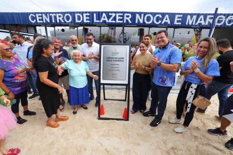 Governador Wilson Lima inaugura Centro de Lazer Noca e Maroca, na zona norte de Manaus