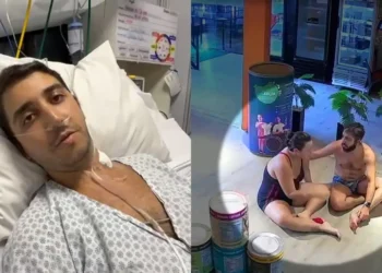 Marido de jovem intoxicada em piscina relembra a tragédia: ‘Encostei na parede sufocando’ – País