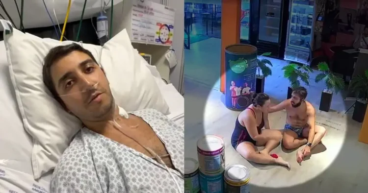 Marido de jovem intoxicada em piscina relembra a tragédia: ‘Encostei na parede sufocando’ – País