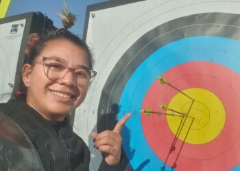 arqueira indígena conquista ouro duplo no Grand Prix das Américas