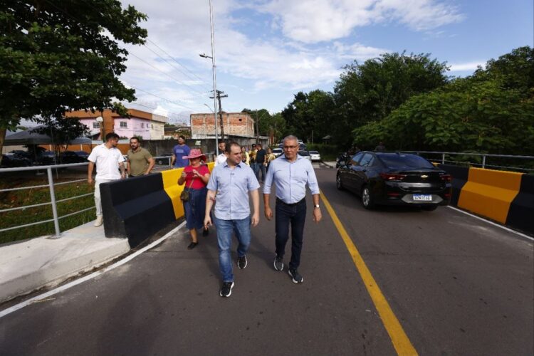 Governador Roberto Cidade inaugura primeira ponte do Programa Estadual de Construção de Pontes Urbanas em Manaus