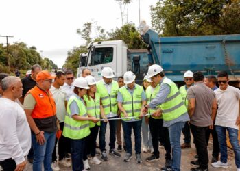 Em Rio Preto da Eva, governador Roberto Cidade dá início à última etapa das obras de modernização da AM-010