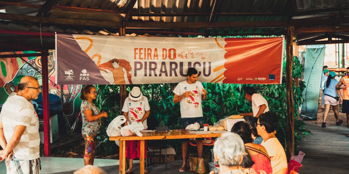 Feira do Pirarucu oferece cinco toneladas de pescado a preços acessíveis neste sábado em Manaus - FAS