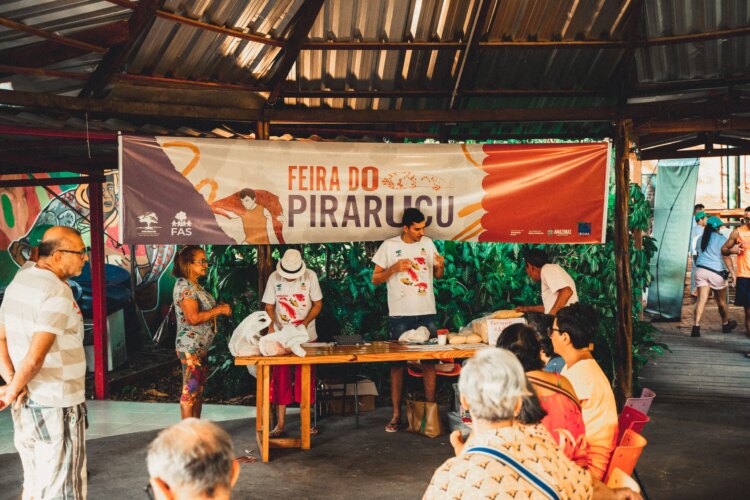 Feira do Pirarucu oferece cinco toneladas de pescado a preços acessíveis neste sábado em Manaus - FAS