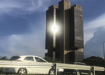 Fachada do edifício-sede do Banco Central do Brasil, em Brasília